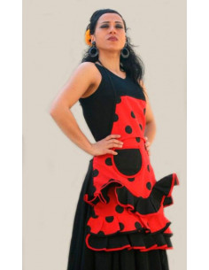 Delantal andaluza con topos