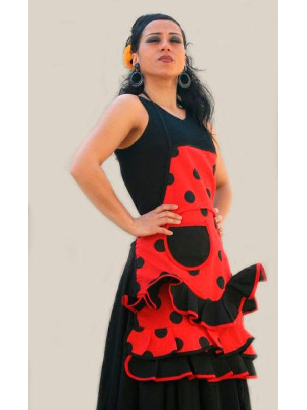 Delantal andaluza con topos
