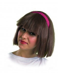 Peluca charleston con cinta