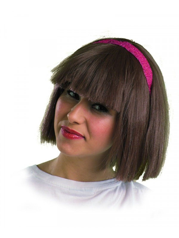 Peluca charleston con cinta