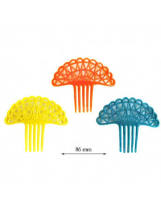 Peineta pequeña abanico