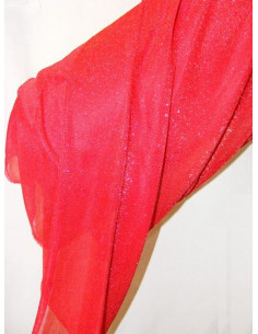 Tejido de gasa con brillo