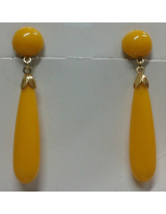 Pendientes estrechos de lagrima