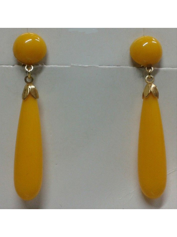 Pendientes estrechos de lagrima