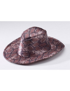 Sombrero cowboy serpiente