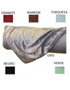 Tejido terciopelo elastico con brillos