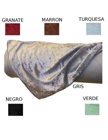 Tejido terciopelo elastico con brillos