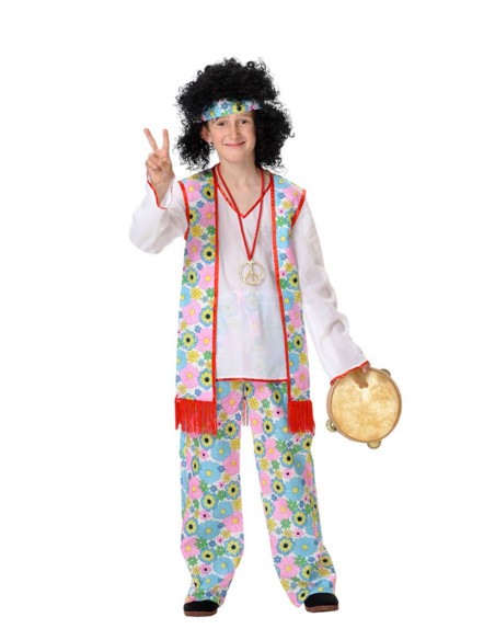 Disfraz hippie niño