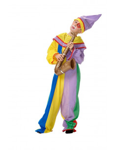 Disfraz payaso arlequin infantil