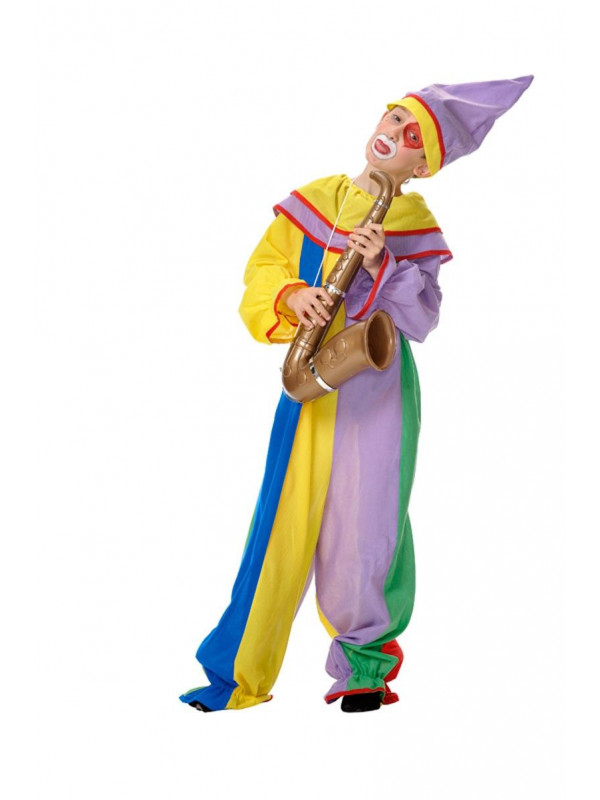 Disfraz payaso arlequin infantil