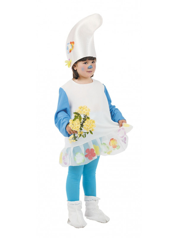 Disfraz pitufina del bosque niña