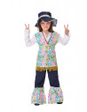 Disfraz hippie niña