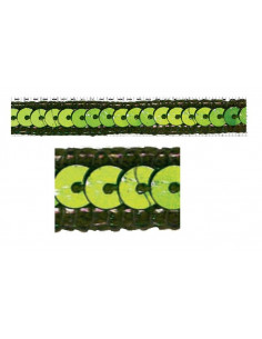 Galon de lentejuelas dorado