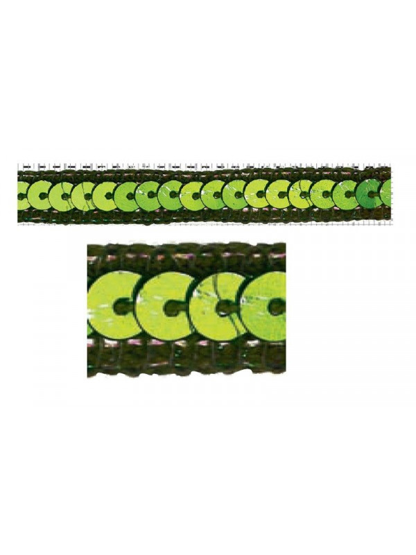 Galon de lentejuelas dorado