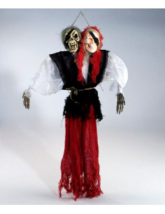 Pirata colgante dos cabezas