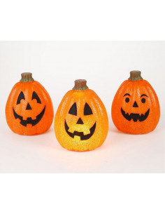 Calabaza con luz