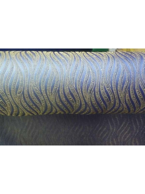 Tejido fantasia estampado dorado