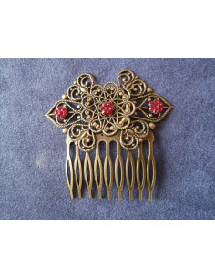 Peineta para trajes regionales dorada