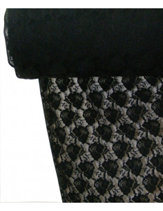 Blonda elastica estampada