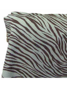 Punto licra estampado cebra