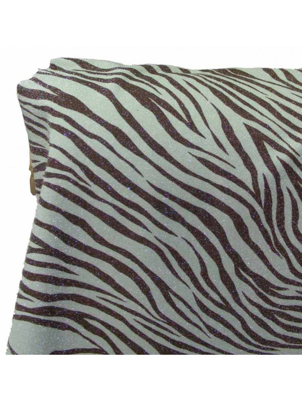 Punto licra estampado cebra