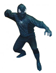 Disfraz Spiderman negro adulto