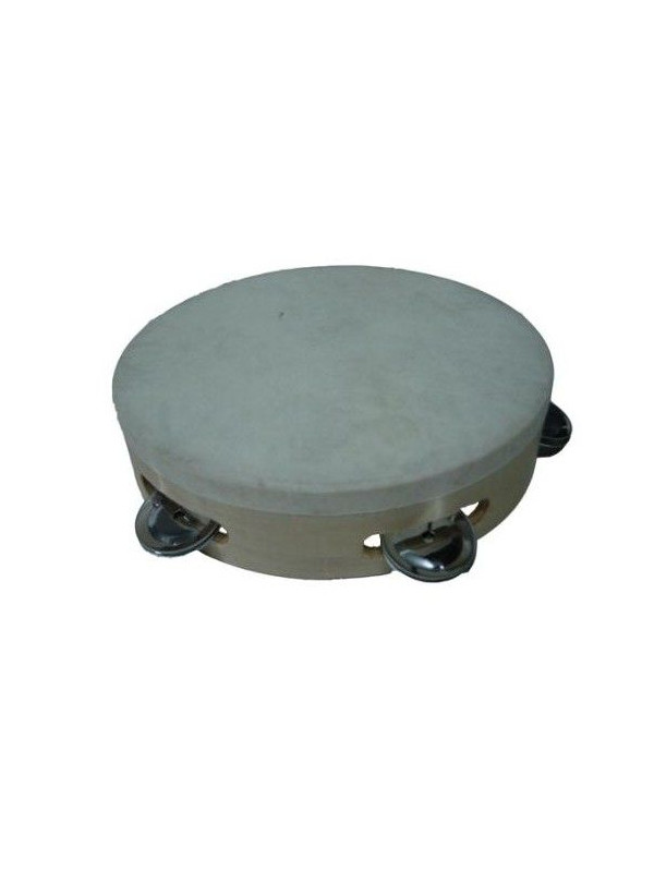 Pandereta sencilla de piel 17cm