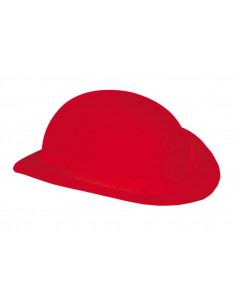 Bombin plastico flocado adulto