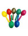 Maracas de plástico