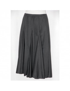 Falda mujer baile negra lisa