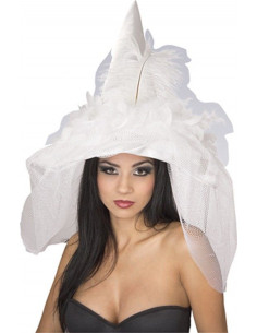Sombrero de novia bruja