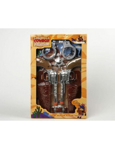 Dos pistolas con cartucheras