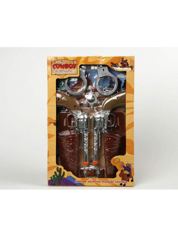 Dos pistolas con cartucheras