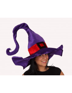 Sombrero bruja violeta