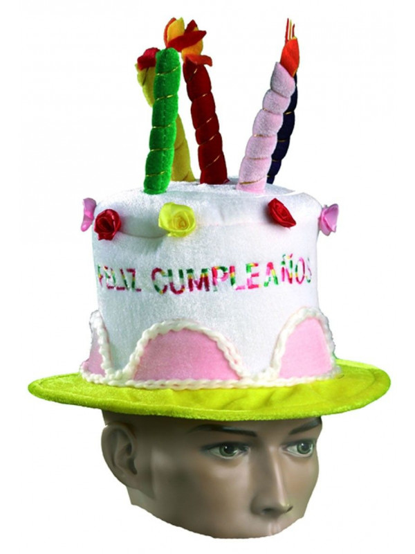 Sombrero tarta cumpleaños