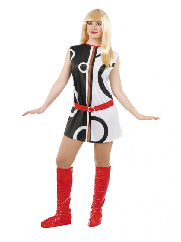 Disfraz yeye disco años 60