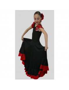 Falda andaluza niña 2 volantes