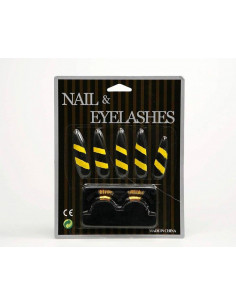 Set pestañas y uñas avispa