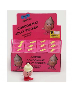 Preservativo pene saltarin