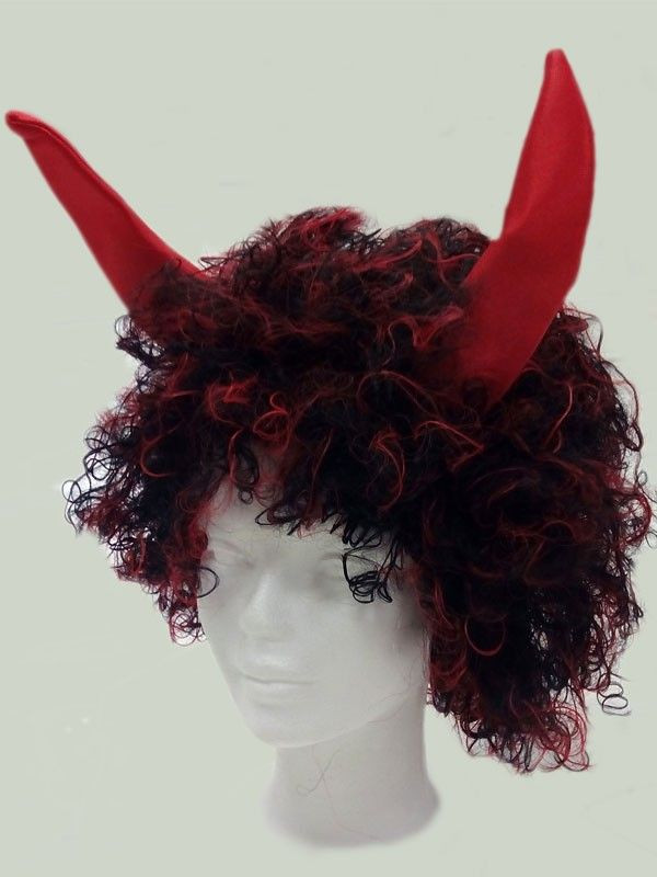 Peluca Barbarella demonio