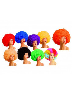 Peluca afro colores