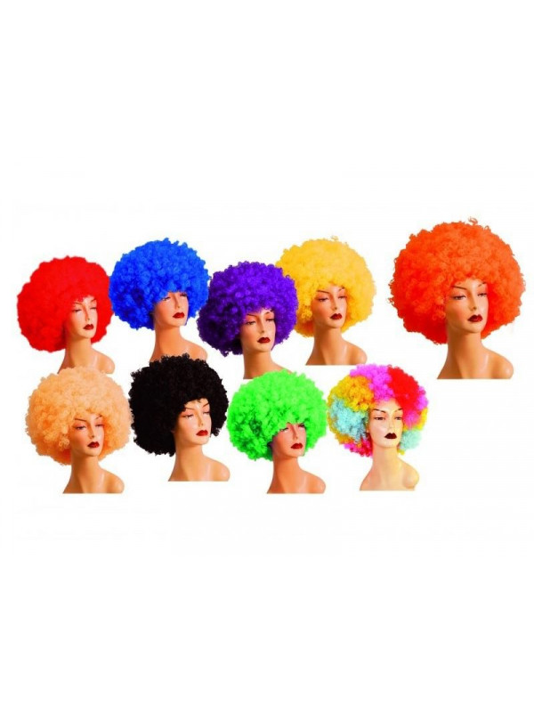 Peluca afro colores