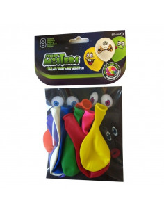 Solapa 8 globos con pegatinas