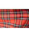 Tejido strech cuadro escoces