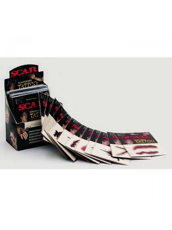 Tatuajes de heridas surtidas