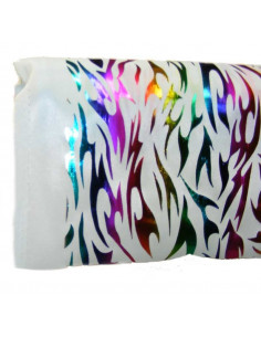 Tejido punto estampado llamas