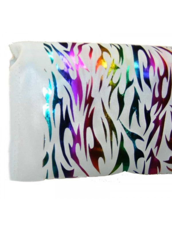 Tejido punto estampado llamas