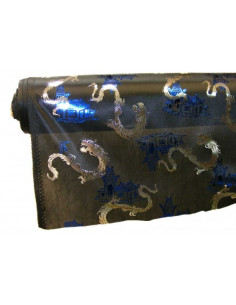 Tela de punto estampado dragones