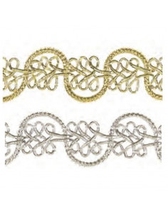 Galón metalizado curvas 8056