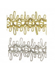 Galon metalizado zig zag 8039